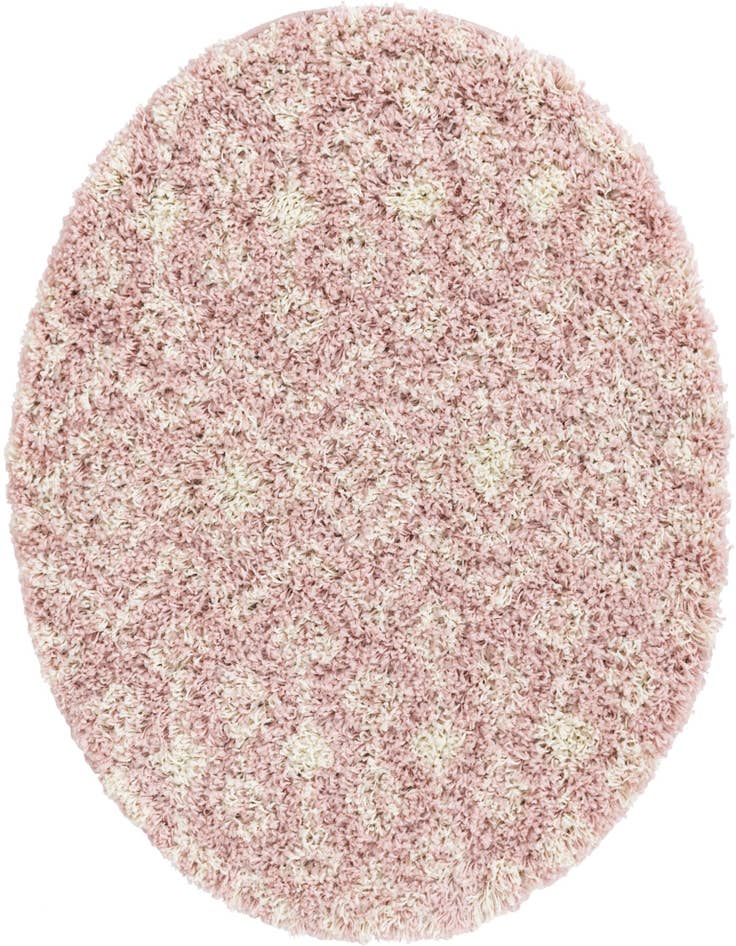 Detail image of  3' x 3' Moroccan Trellis Shag Round Rug