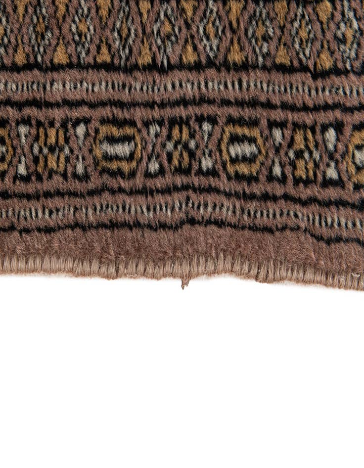 Detail image of  2' 7 x 8' 3  Hand Knotted Bokhara Oriental Wool Runner Rug