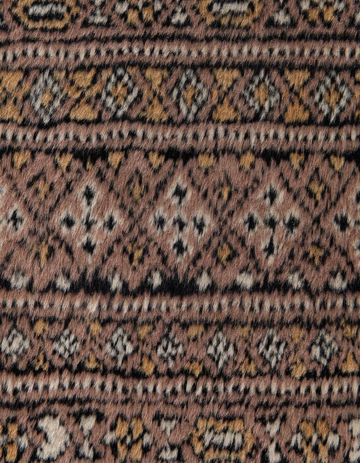 Detail image of  2' 7 x 8' 3  Hand Knotted Bokhara Oriental Wool Runner Rug