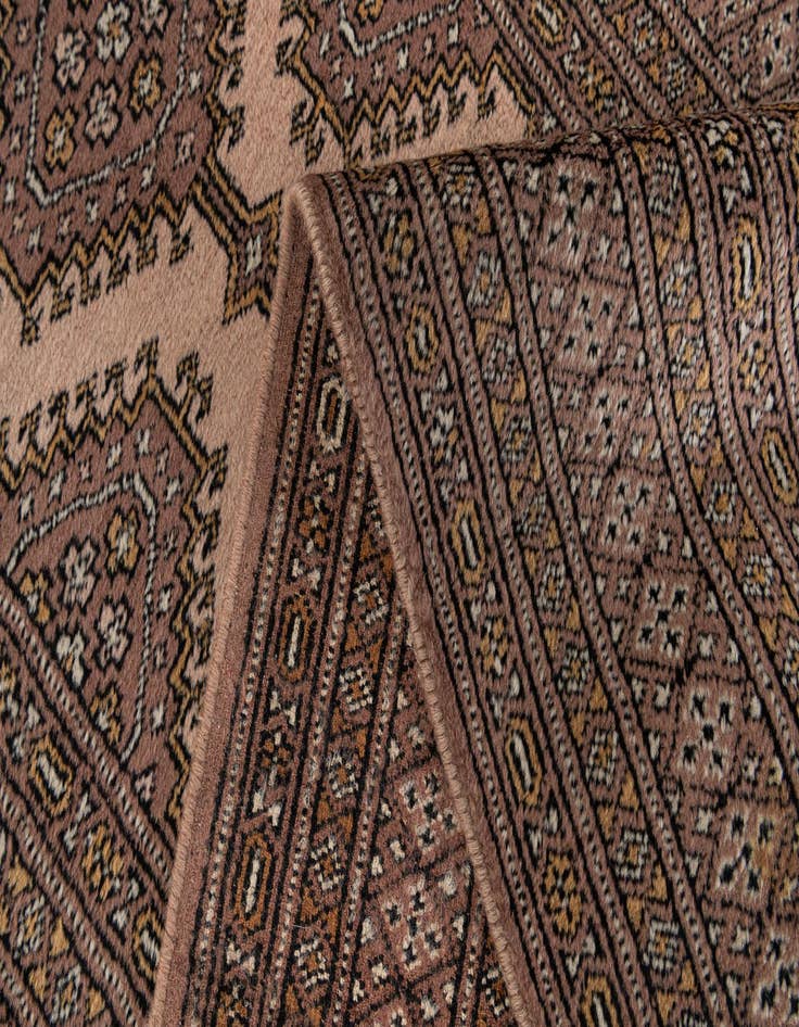 Detail image of  2' 7 x 8' 3  Hand Knotted Bokhara Oriental Wool Runner Rug