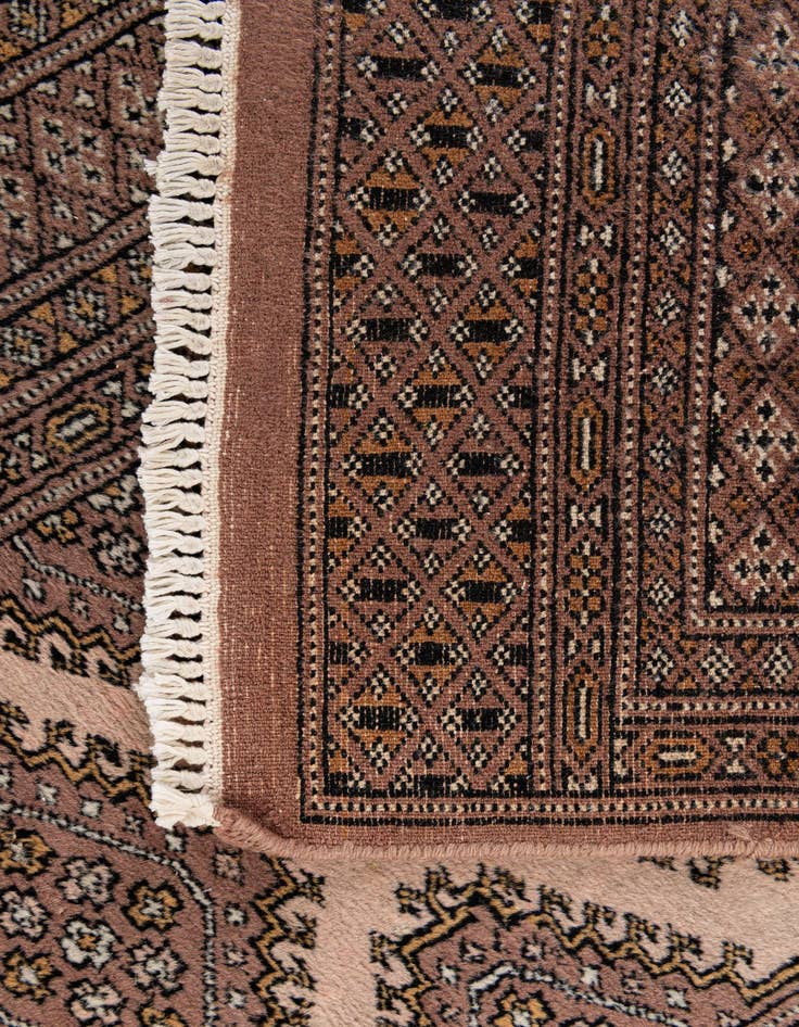 Detail image of  2' 7 x 8' 3  Hand Knotted Bokhara Oriental Wool Runner Rug