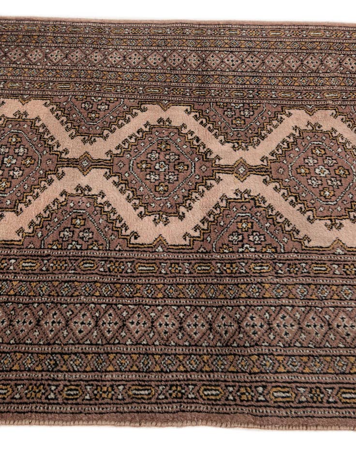 Detail image of  2' 7 x 8' 3  Hand Knotted Bokhara Oriental Wool Runner Rug