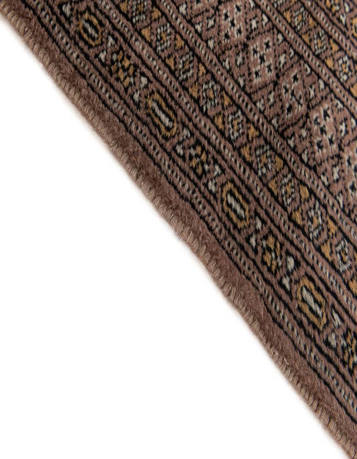 Detail image of  2' 7 x 8' 3  Hand Knotted Bokhara Oriental Wool Runner Rug