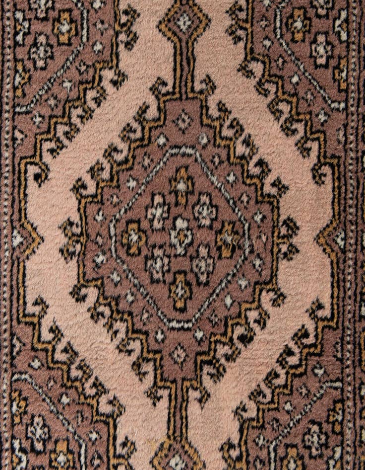 Detail image of  2' 7 x 8' 3  Hand Knotted Bokhara Oriental Wool Runner Rug