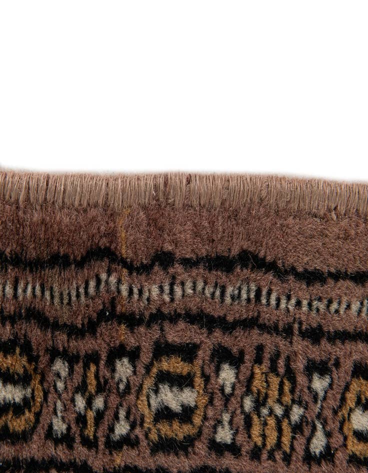 Detail image of  2' 7 x 8' 3  Hand Knotted Bokhara Oriental Wool Runner Rug