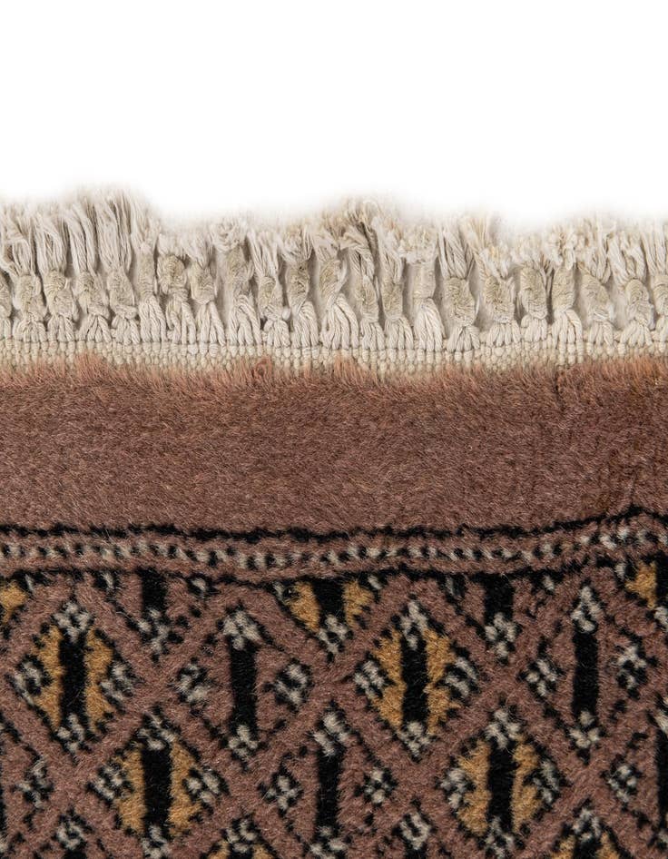 Detail image of  2' 7 x 8' 3  Hand Knotted Bokhara Oriental Wool Runner Rug