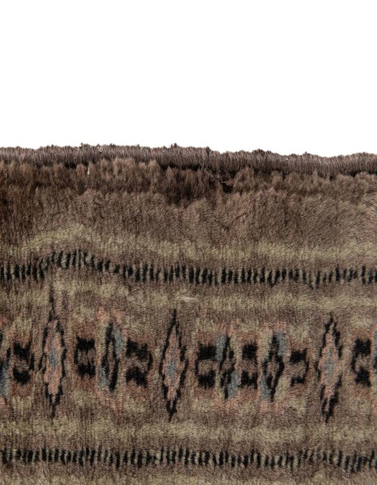 Detail image of  2' 8 x 9'  Hand Knotted Bokhara Oriental Wool Runner Rug