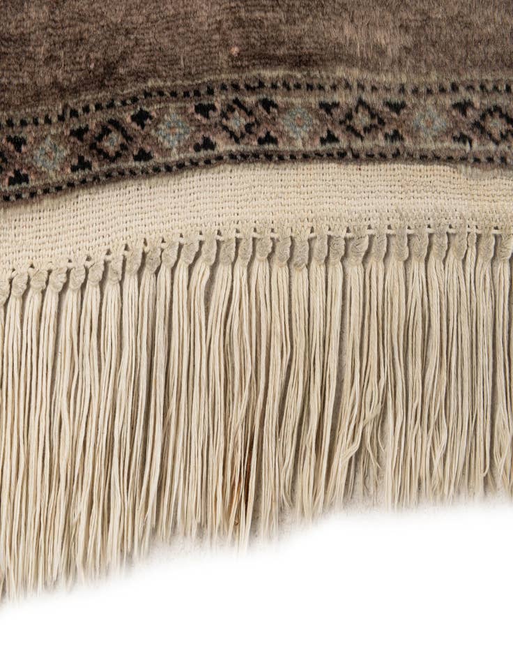 Detail image of  2' 8 x 9'  Hand Knotted Bokhara Oriental Wool Runner Rug