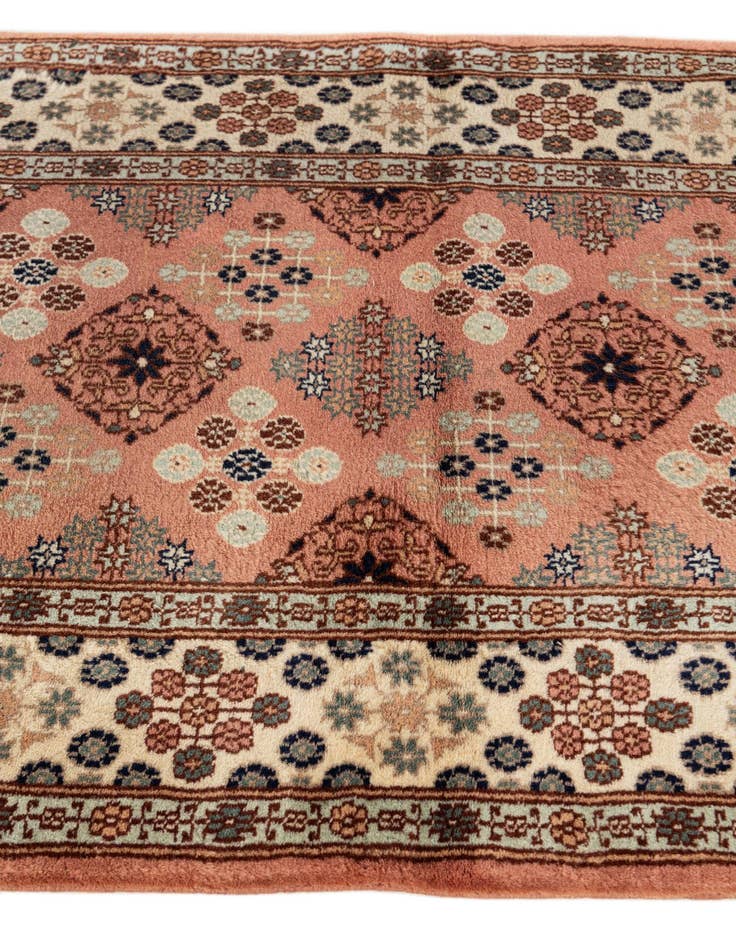 Detail image of  2' 8 x 7' 8  Hand Knotted Lahour Oriental Wool Runner Rug
