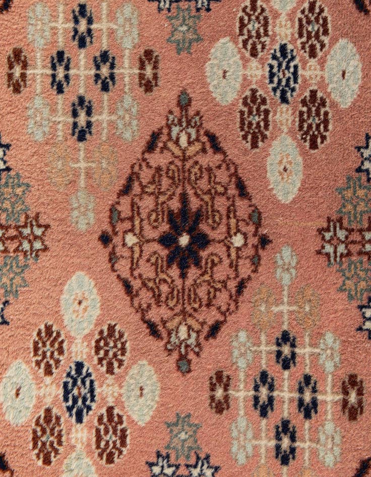 Detail image of  2' 8 x 7' 8  Hand Knotted Lahour Oriental Wool Runner Rug