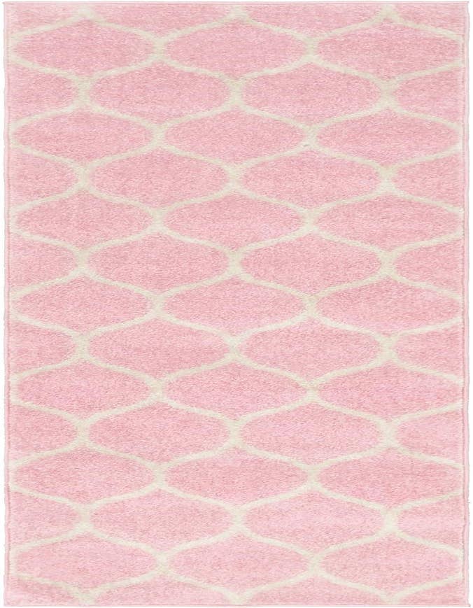 Detail image of 2' x 6' Lattice Frieze Runner Rug