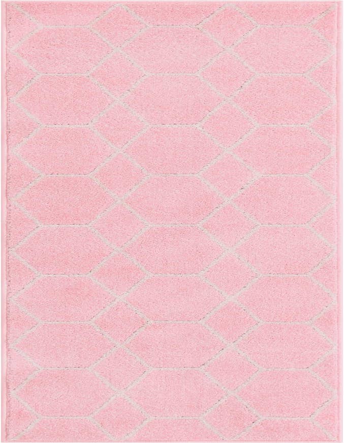 Detail image of 2' x 6' Lattice Frieze Runner Rug