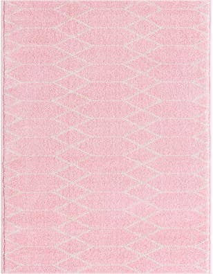 Detail image of  2' x 13' Lattice Frieze Runner Rug