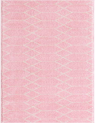Detail image of  2' x 10' Lattice Frieze Runner Rug
