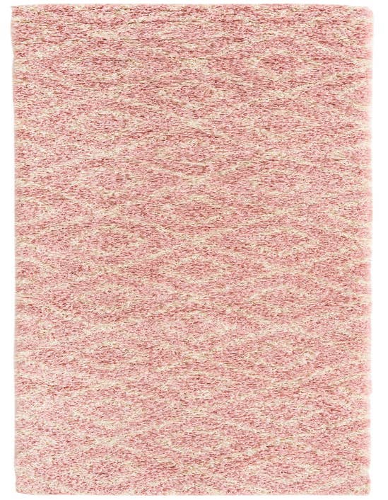Detail image of 2' 7 x 10' Lattice Shag Runner Rug