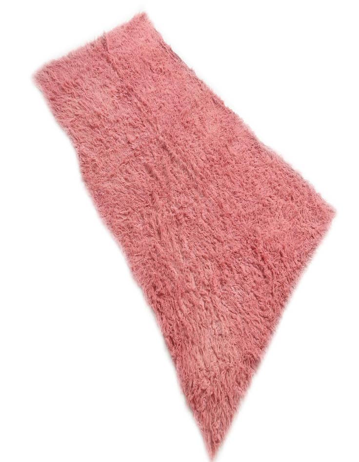 Detail image of  4' 1 x 8' 1  Hand Knotted Moroccan Wool Runner Rug