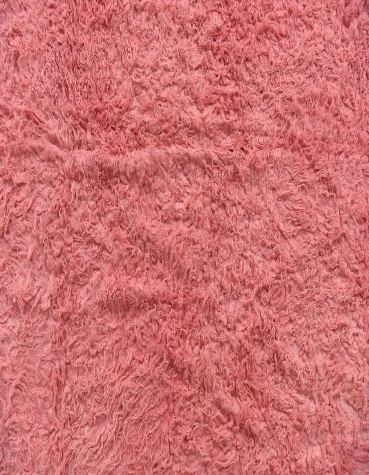 Detail image of  4' 1 x 8' 1  Hand Knotted Moroccan Wool Runner Rug