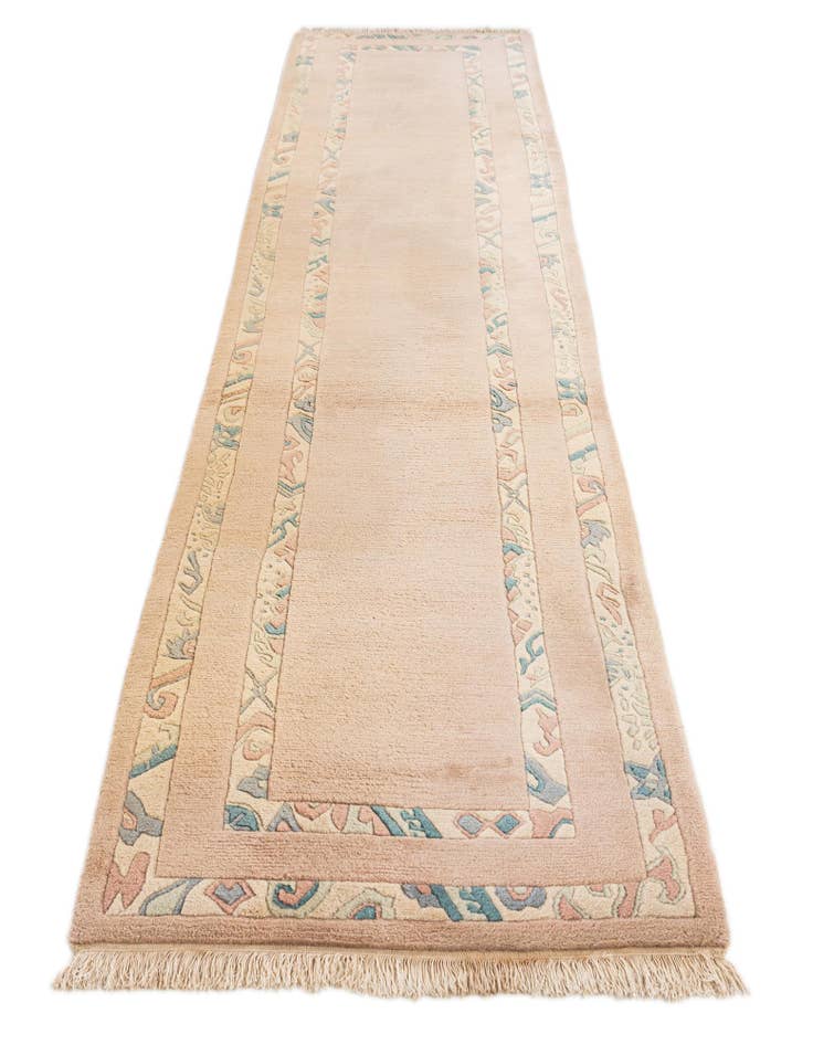 Detail image of  2' 5 x 10' 7  Hand Knotted Nepal Wool Runner Rug