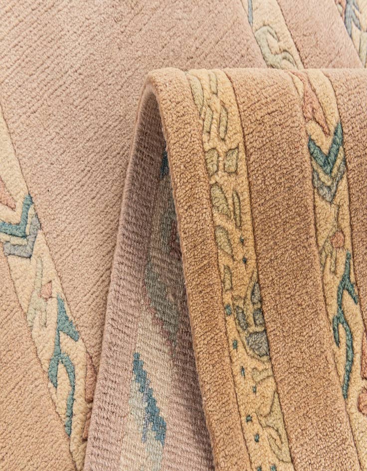 Detail image of  2' 5 x 10' 7  Hand Knotted Nepal Wool Runner Rug