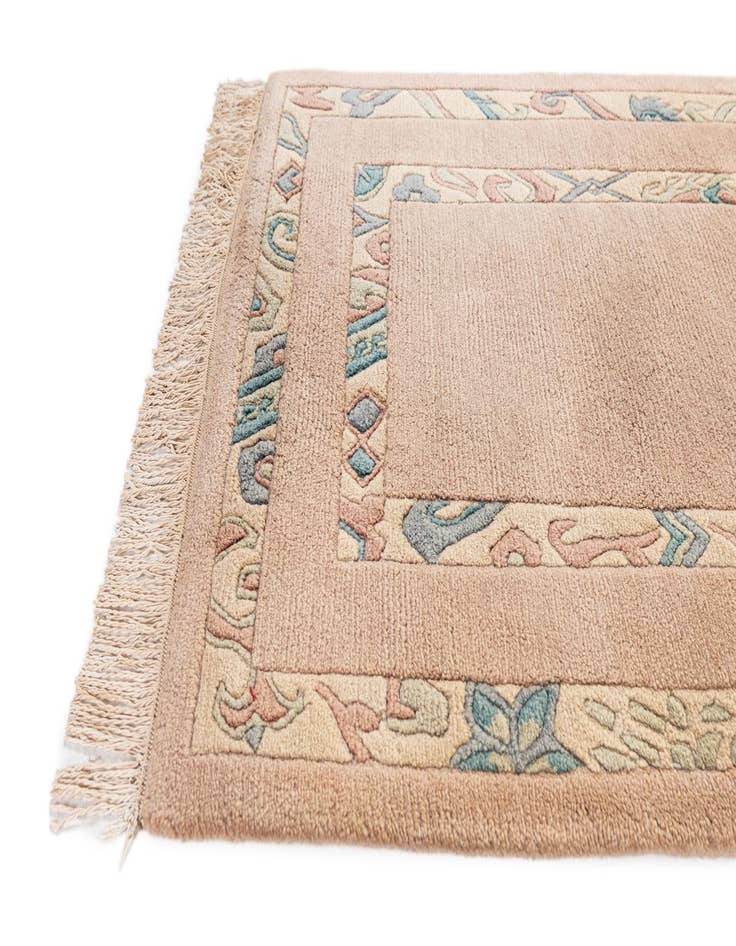 Detail image of  2' 5 x 10' 7  Hand Knotted Nepal Wool Runner Rug