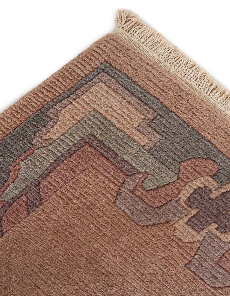 Detail image of  2' 8 x 11' 1  Hand Knotted Tibet Wool Runner Rug