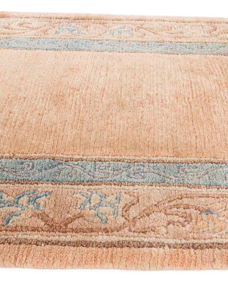 Detail image of  2' 5 x 4' 9  Hand Knotted Tibet Wool Runner Rug