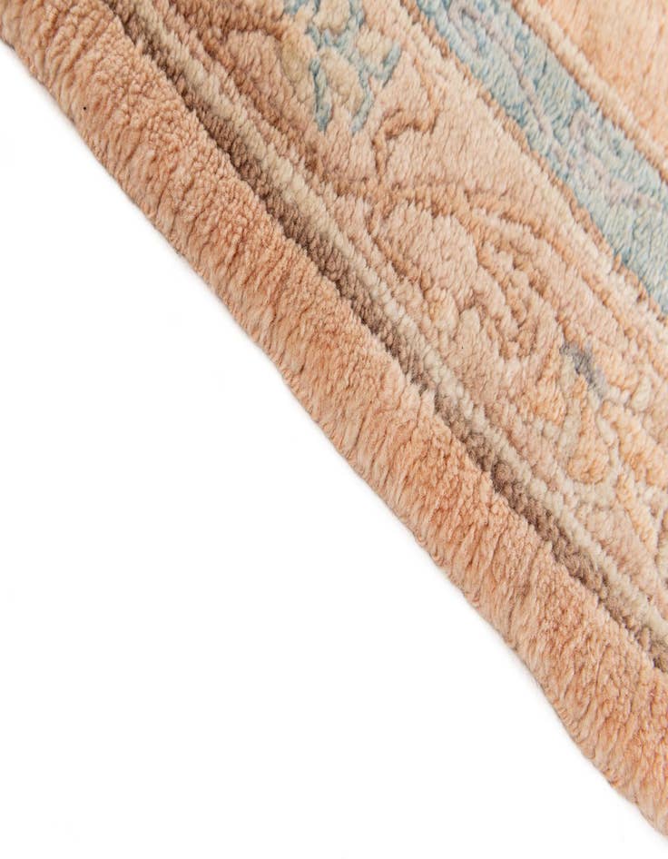 Detail image of  2' 5 x 4' 9  Hand Knotted Tibet Wool Runner Rug