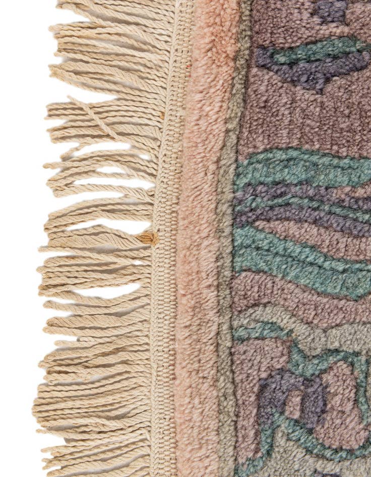 Detail image of  2' 10 x 9' 9  Hand Knotted Tibet Wool Runner Rug