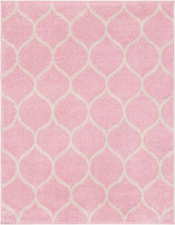 Detail image of  4' x 4' Lattice Frieze Square Rug