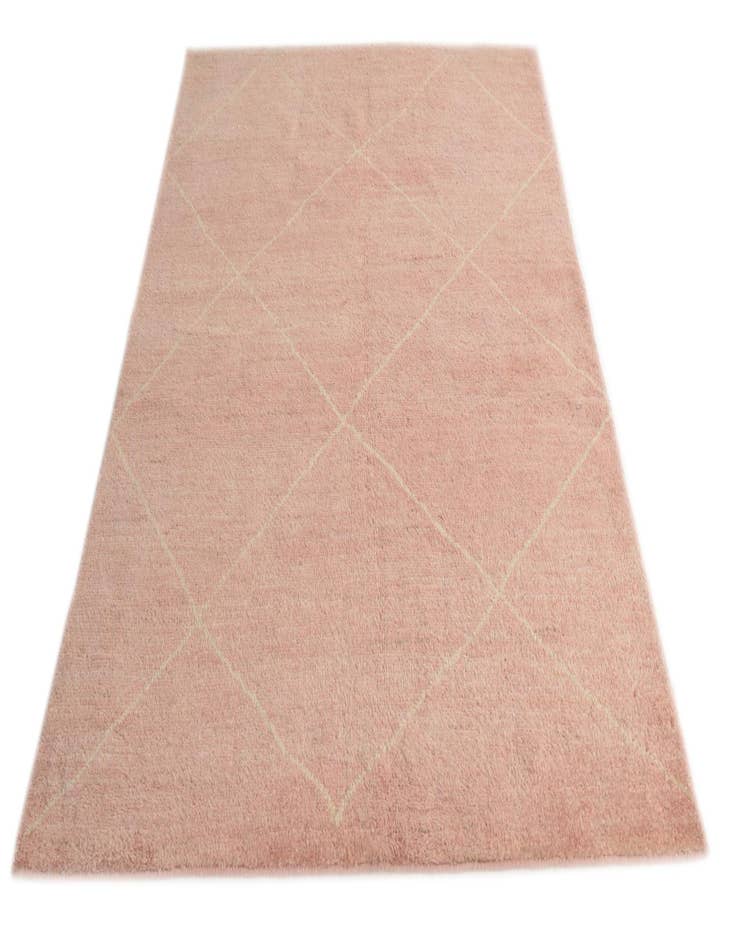 Detail image of  5' 6 x 6' 7  Hand Knotted Moroccan Wool Square Rug