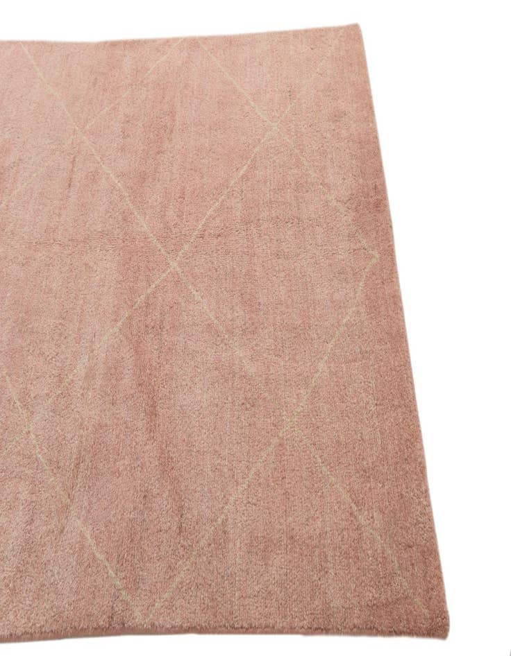 Detail image of  5' 6 x 6' 7  Hand Knotted Moroccan Wool Square Rug