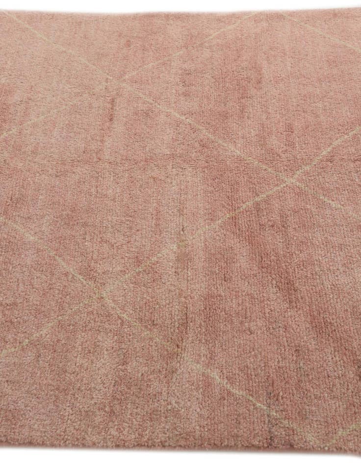 Detail image of  5' 6 x 6' 7  Hand Knotted Moroccan Wool Square Rug