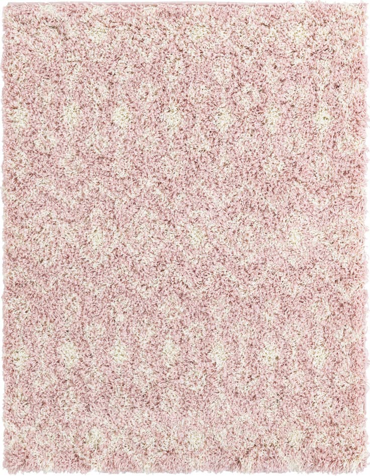 Detail image of  4' x 4' Moroccan Trellis Shag Square Rug