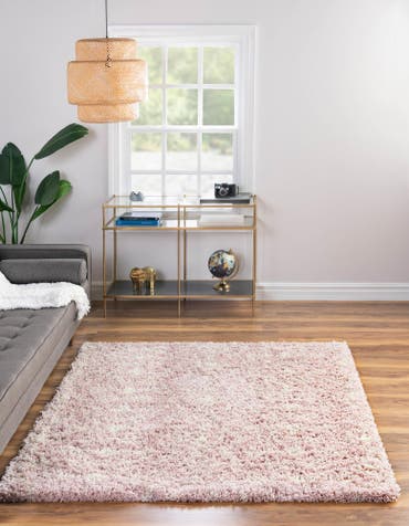  5' 3 x 5' 3 Moroccan Trellis Shag Square Rug