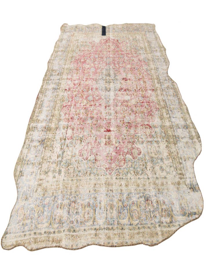 Detail image of  8' 7 x 11' 11  Hand Knotted Ultra Vintage Persian Wool Rug