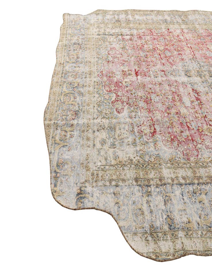 Detail image of  8' 7 x 11' 11  Hand Knotted Ultra Vintage Persian Wool Rug