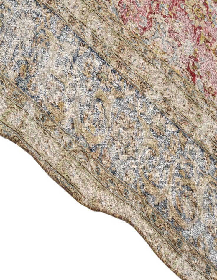 Detail image of  8' 7 x 11' 11  Hand Knotted Ultra Vintage Persian Wool Rug