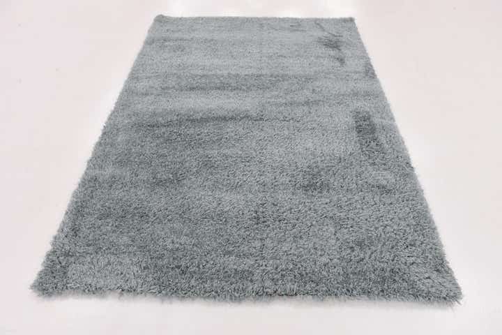 Light Slate Blue 5' 4 x 7' 6 Solid Shag Rug | Rugs.com