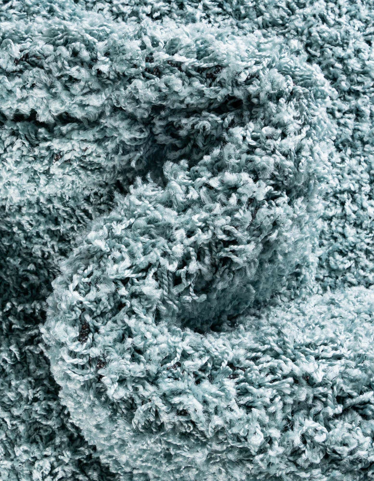 Light Slate Blue 5' 3 x 8' Solid Shag Rug | Rugs.com