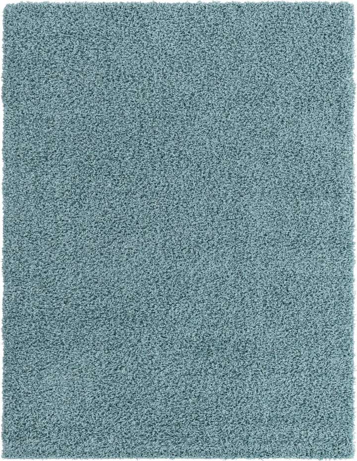 Light Slate Blue 9' x 12' Solid Shag Rug | Rugs.com