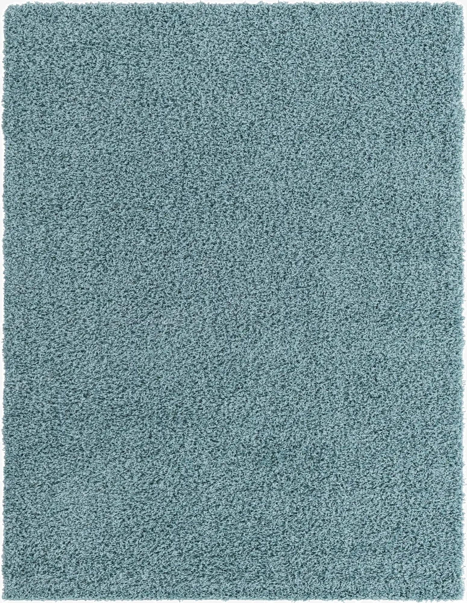 9' x 12' Solid Shag Rug