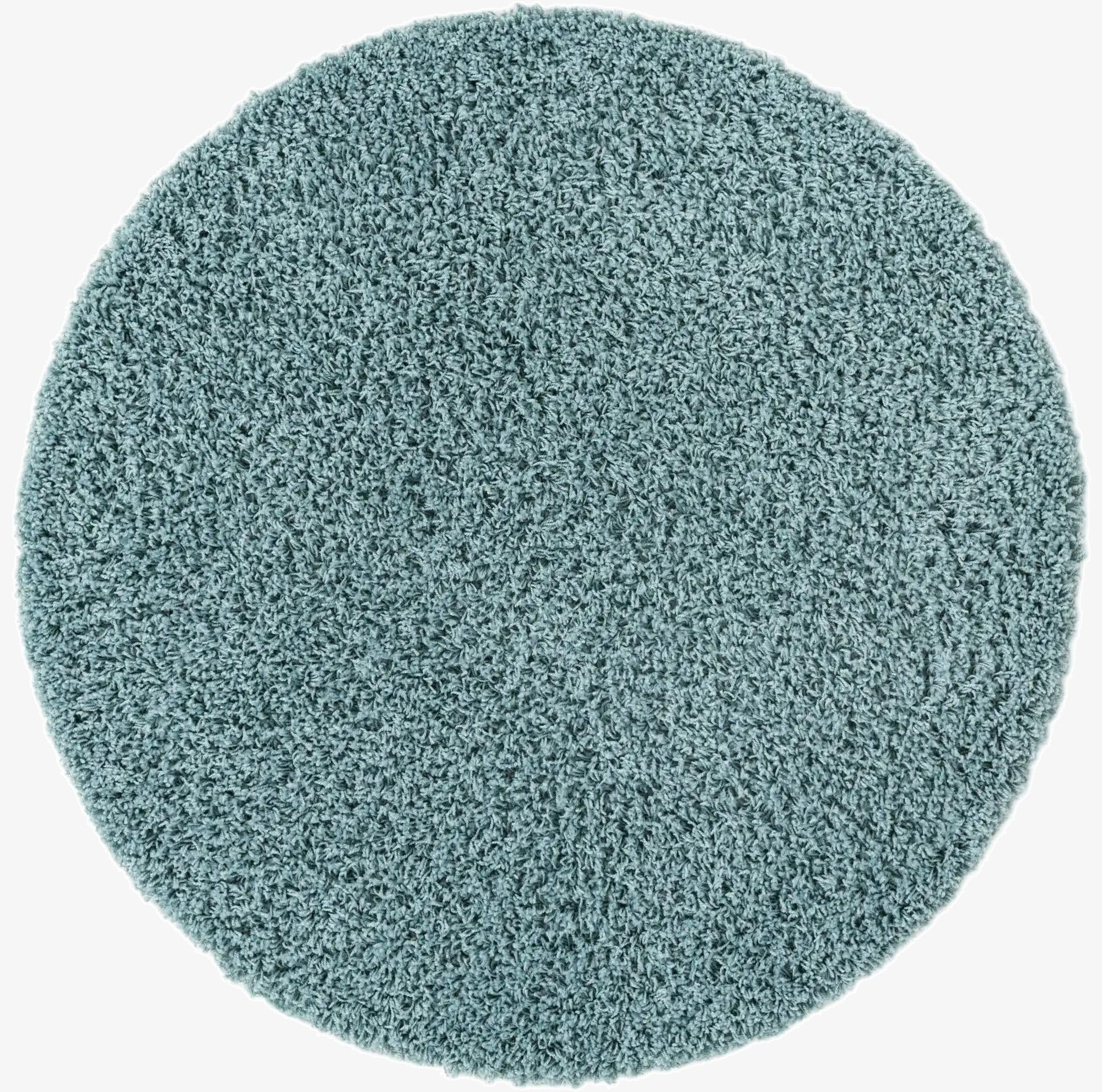 Primary image  7' 10 x 7' 10 Solid Shag Round Rug