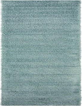 Detail image of  2' 7 x 19' 8 Solid Shag Runner Rug