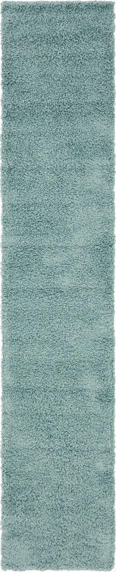  2' 7 x 13' Solid Shag Runner Rug