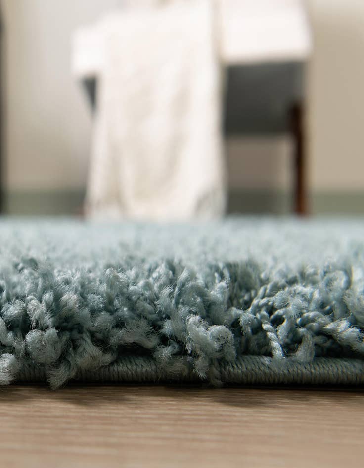 Detail image of  7' 10 x 7' 10 Solid Shag Square Rug