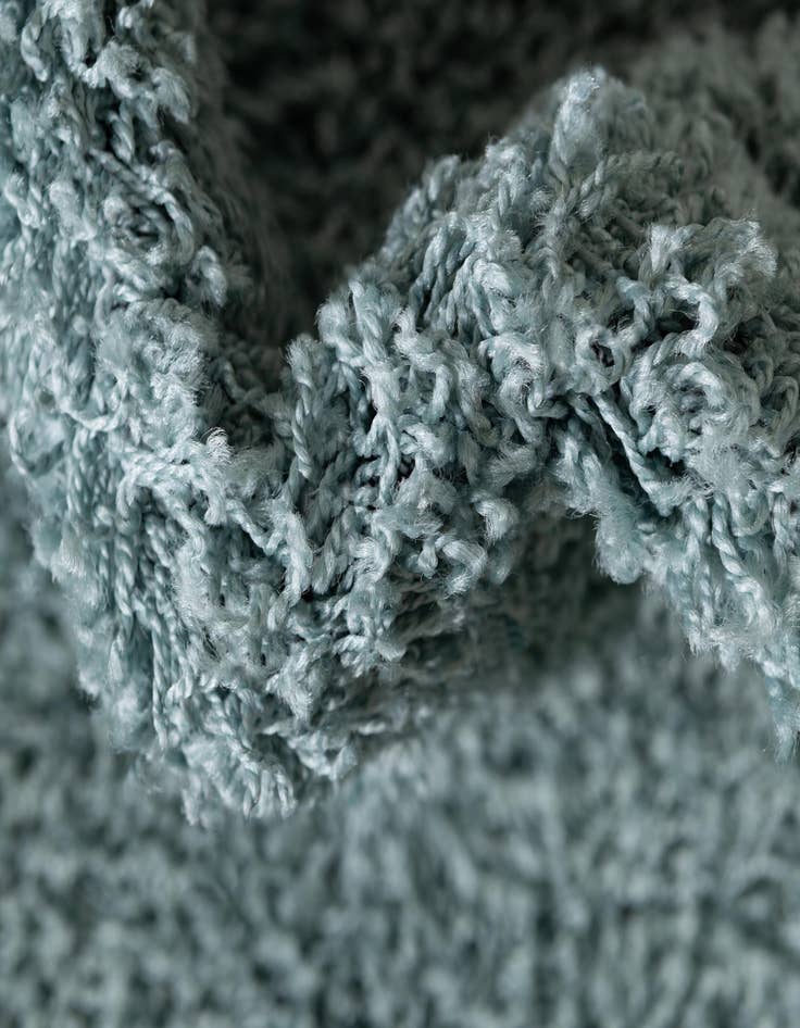 Detail image of  7' 10 x 7' 10 Solid Shag Square Rug