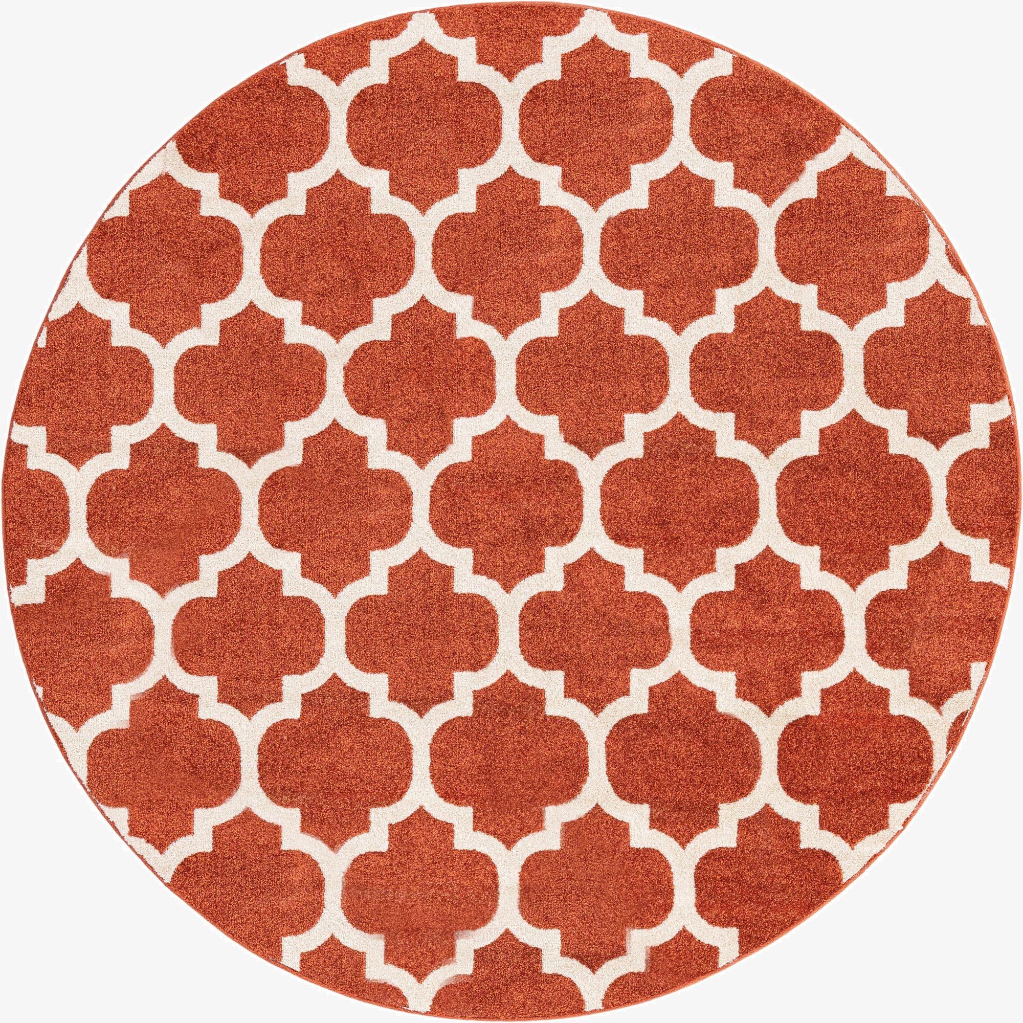  6' x 6' Lattice Round Rug