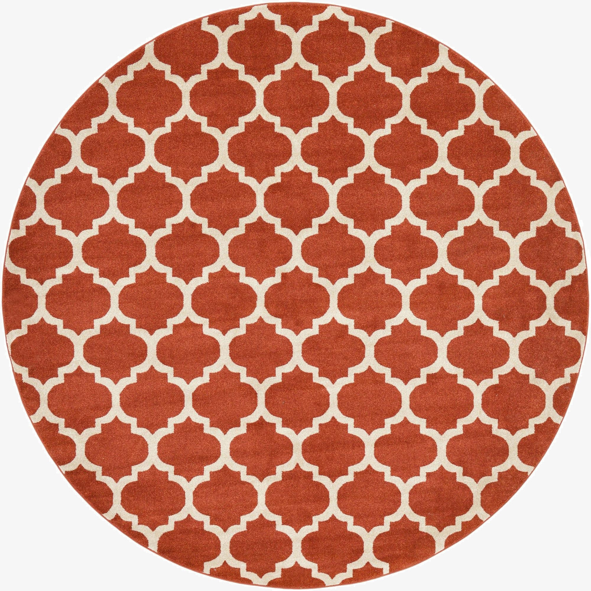  10' x 10' Lattice Round Rug