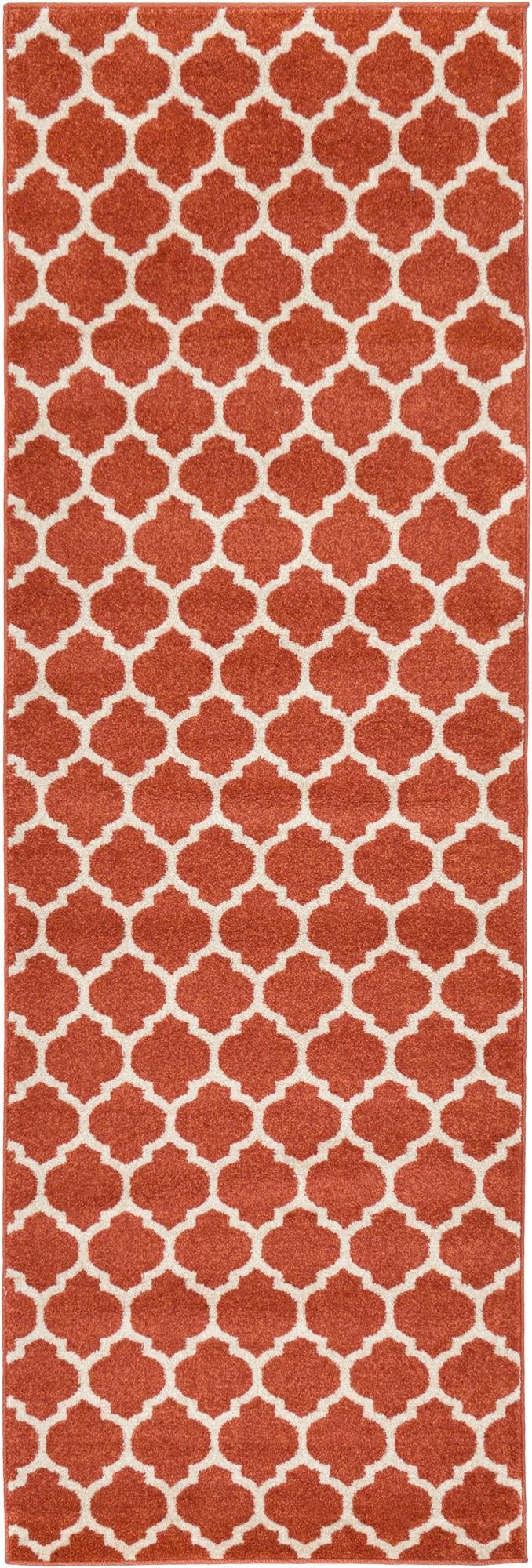  2' 7 x 8' Lattice Runner Rug