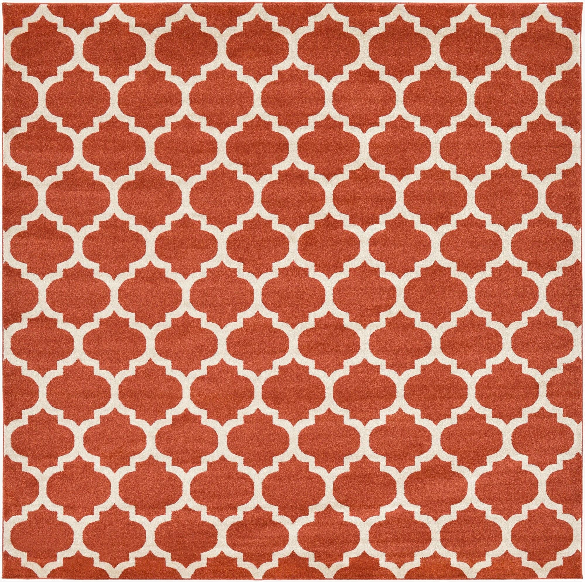  10' x 10' Lattice Square Rug